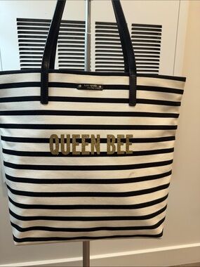 Kate Spade New York Queen Bee Stripe Shopper Tote